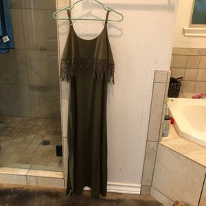Olive Green Maxi Dress
